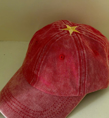 Nón Đỏ logo VN thêu